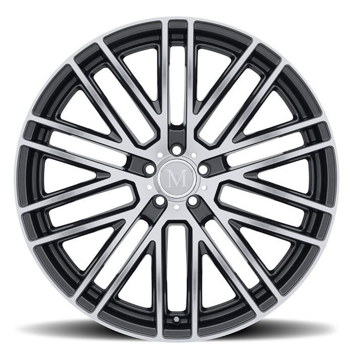 Mandrus MASCHE GLOSS GUNMETAL W/ MIRROR CUT FACE 18x8.5 +32 5x112mm 66.6mm - Wheel Haven