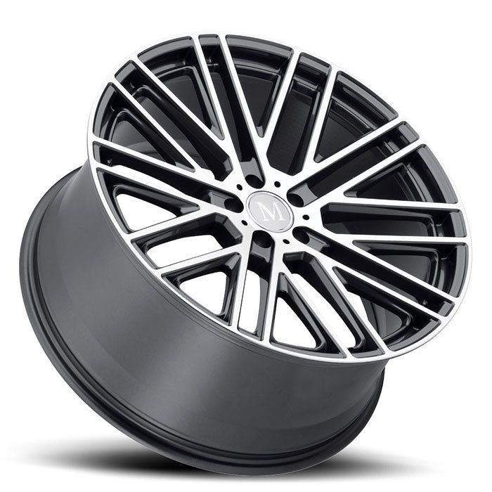 Mandrus MASCHE GLOSS GUNMETAL W/ MIRROR CUT FACE 18x8.5 +32 5x112mm 66.6mm - Wheel Haven