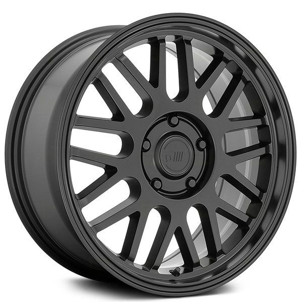 Motegi MR144 M9 Satin Black - 15x8 | 4x100 | +28 | 72.6mm - Wheel Haven