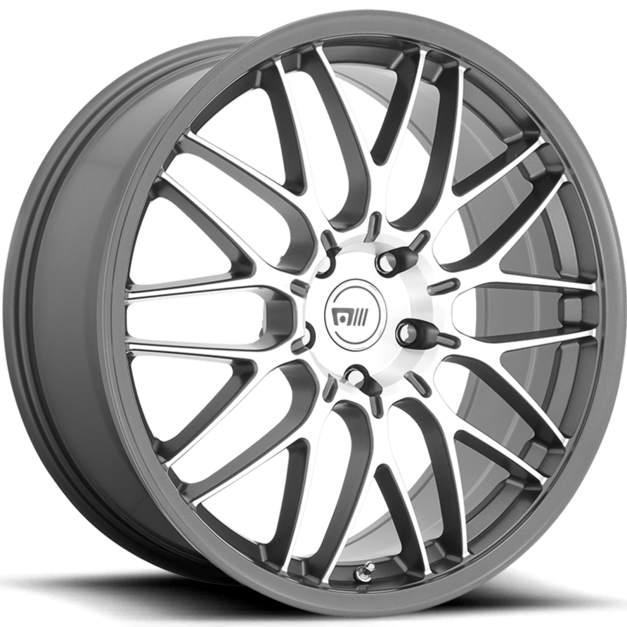 Motegi MR153 CM10 Machined Gunmetal - 18x8.5 | 5x100 | +30 | 56.2mm - Wheel Haven