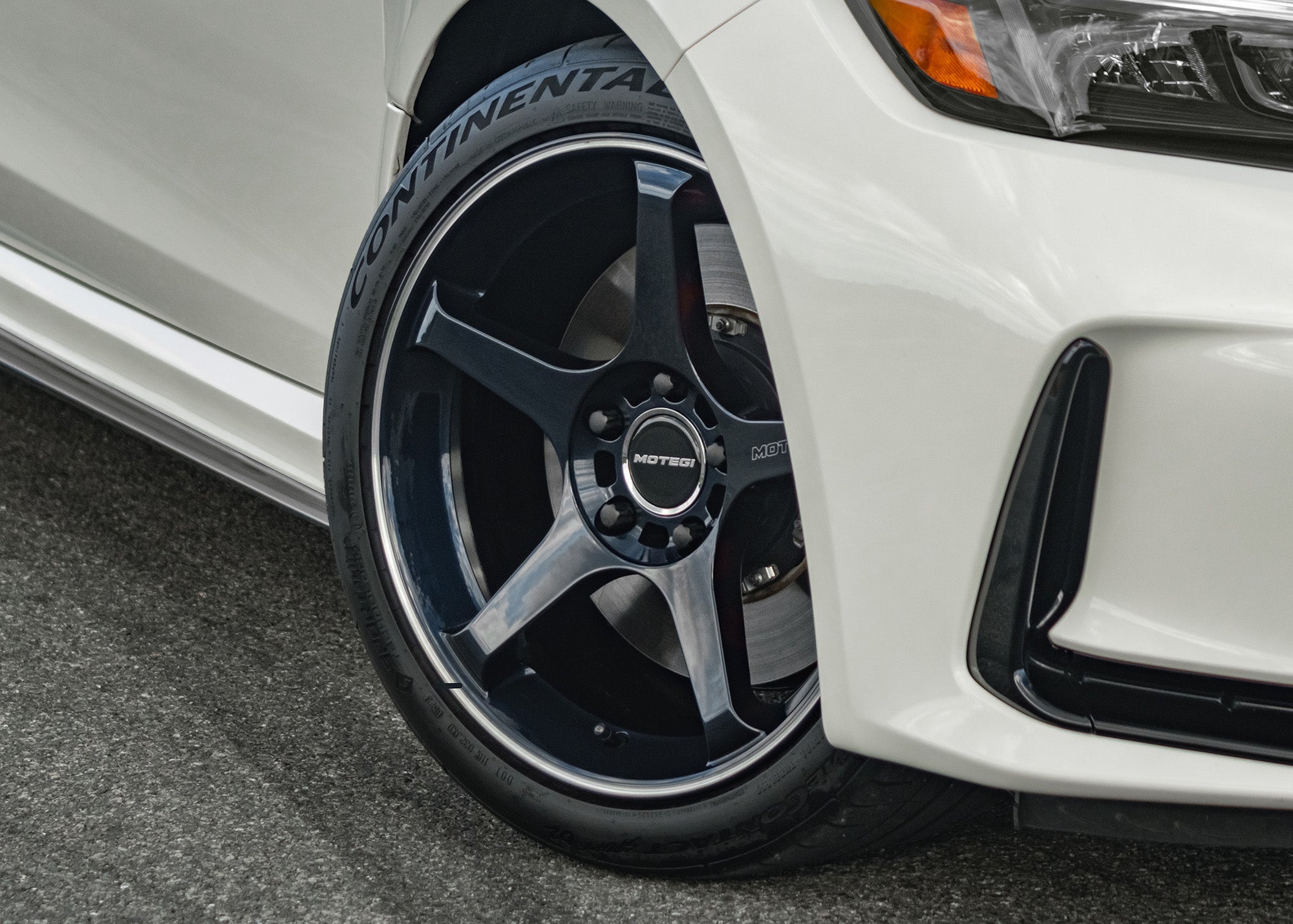 Motegi MR159 BATTLE V Obsidian Blue w/ Machined Lip Stripe - 18x9.5 | +38 | 5x114.3 | 72.56mm