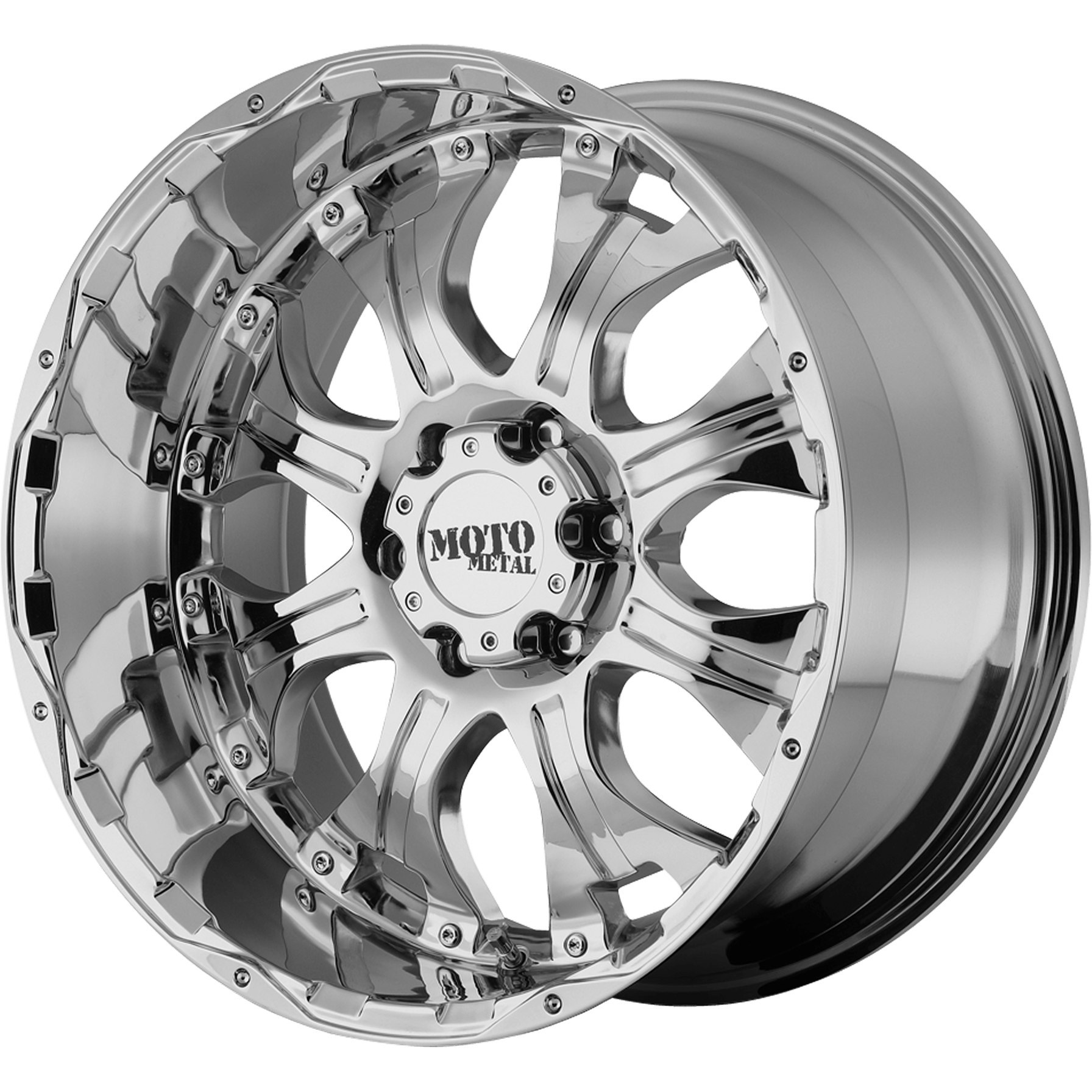 Moto Metal MO959 Chrome - 18x9 | +12 | 8x165.1 | 125.1mm - Wheel Haven