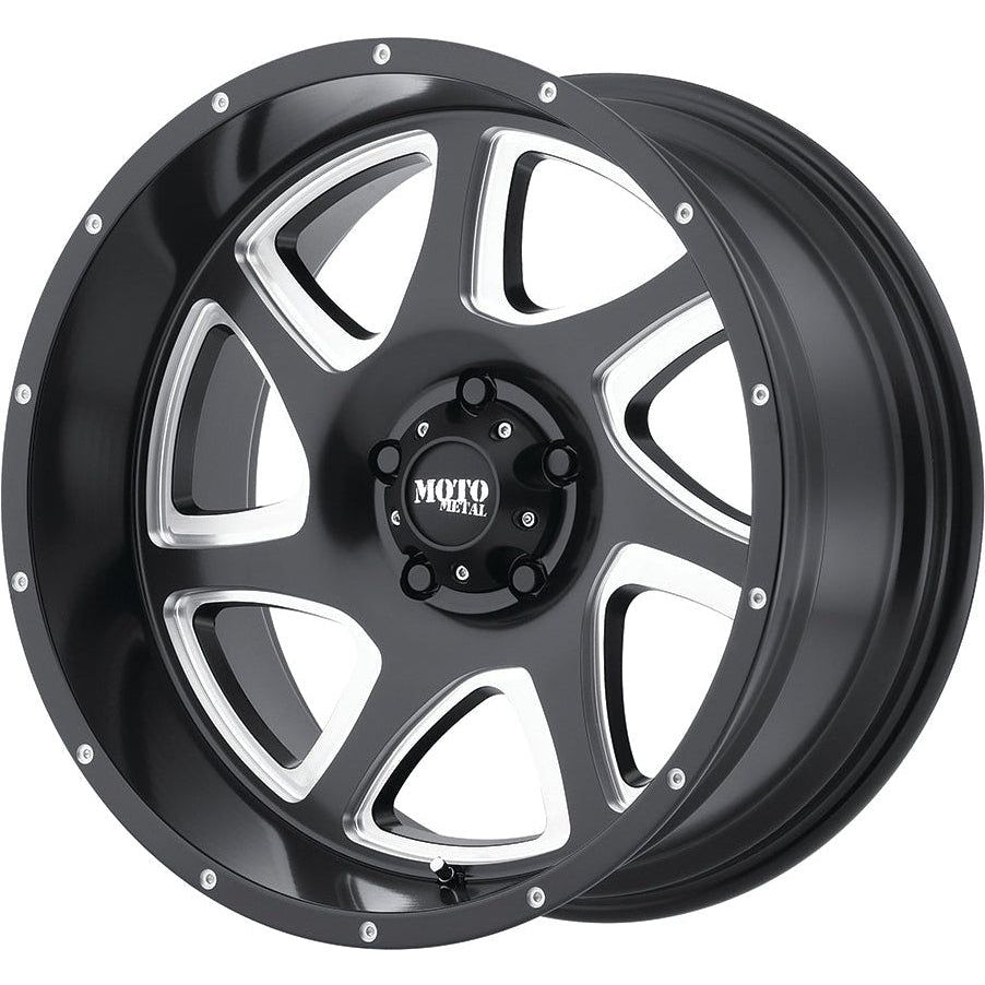Moto Metal MO976 Satin Black Milled - 20x10 | -24 | 6x135 | 87.1mm - Wheel Haven