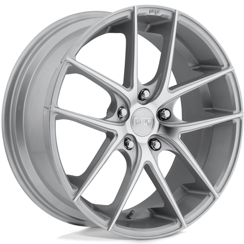 Niche M131 TARGA 17 x 8 | 5x112 | +40 | 66.6mm - Silver & Machined - Wheel Haven