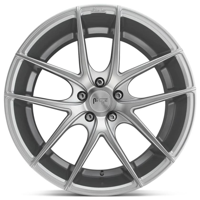 Niche M131 TARGA 17 x 8 | 5x112 | +40 | 66.6mm - Silver & Machined - Wheel Haven