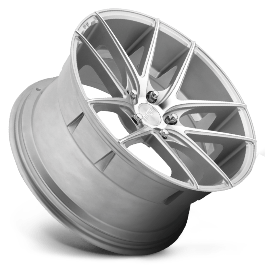 Niche M131 TARGA 17 x 8 | 5x112 | +40 | 66.6mm - Silver & Machined - Wheel Haven