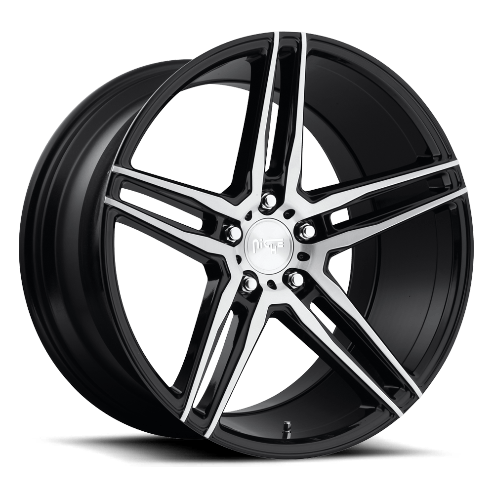 Niche M169 TURIN 18 x 8 | 5x100 | +40 | 66.1mm - Matte Black/Machined - Wheel Haven