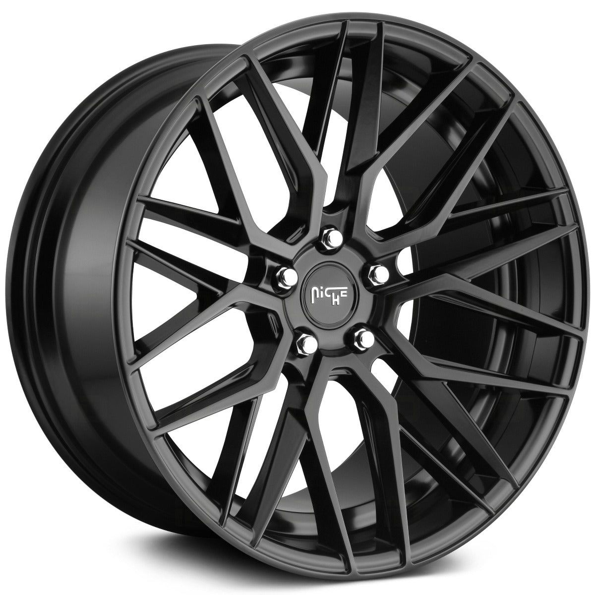 Niche M190 GAMMA 19 x 8.5 | 5x108 | +40 | 72.6mm - Matte Black - Wheel Haven