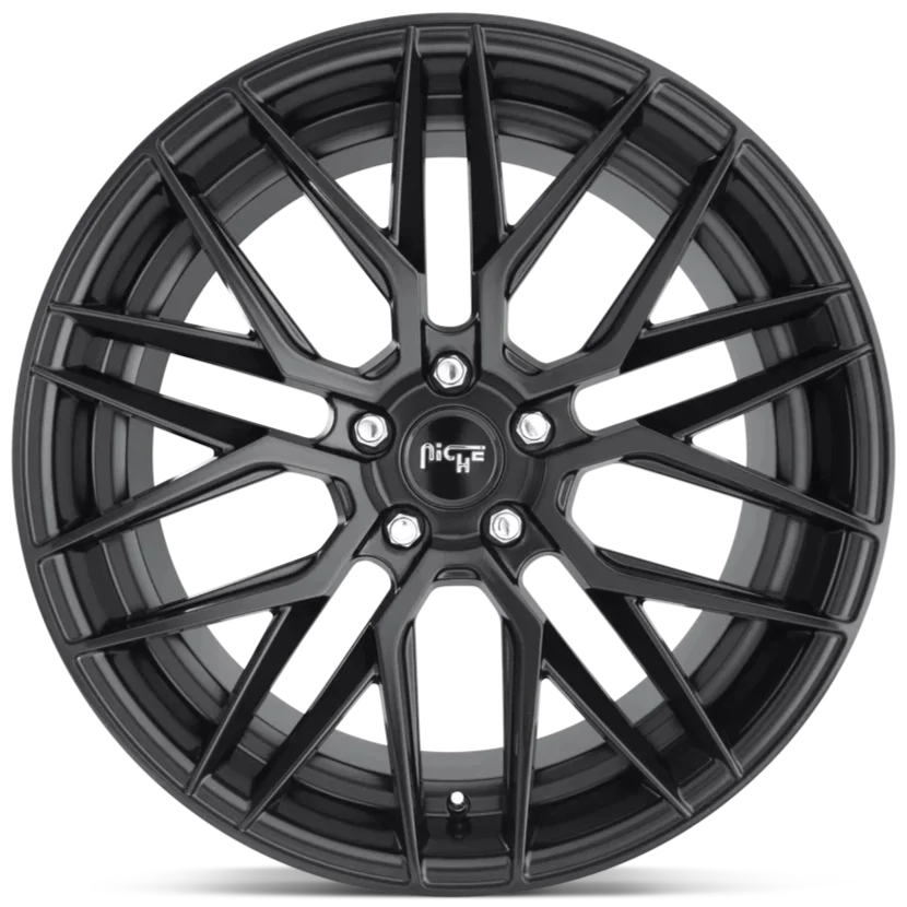 Niche M190 GAMMA 19 x 8.5 | 5x108 | +40 | 72.6mm - Matte Black - Wheel Haven