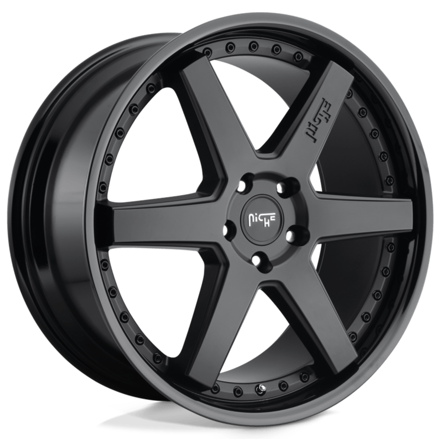 Niche M192 ALTAIR 18 x 8.5 | 5x114.3 | +35 | 72.6mm - Satin Black/Gloss Black - Wheel Haven