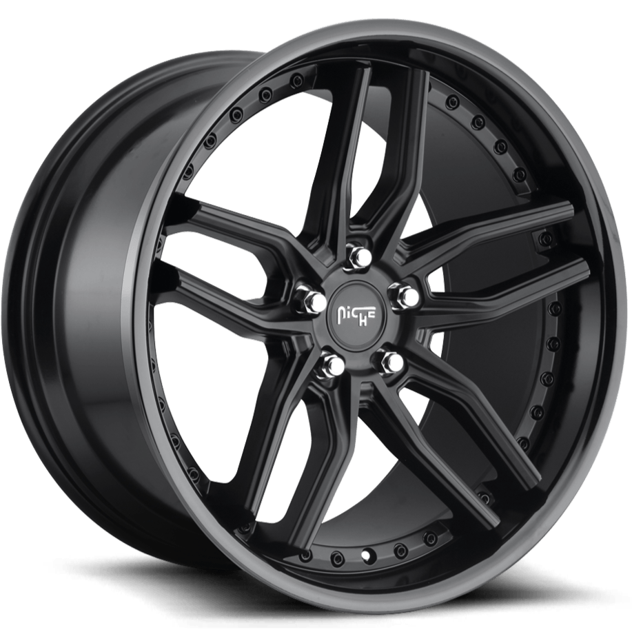 Niche M194 METHOS 20 x 10.5 | 5x114.3 | +40 | 72.6mm - Gloss Black/Matte Black - Wheel Haven