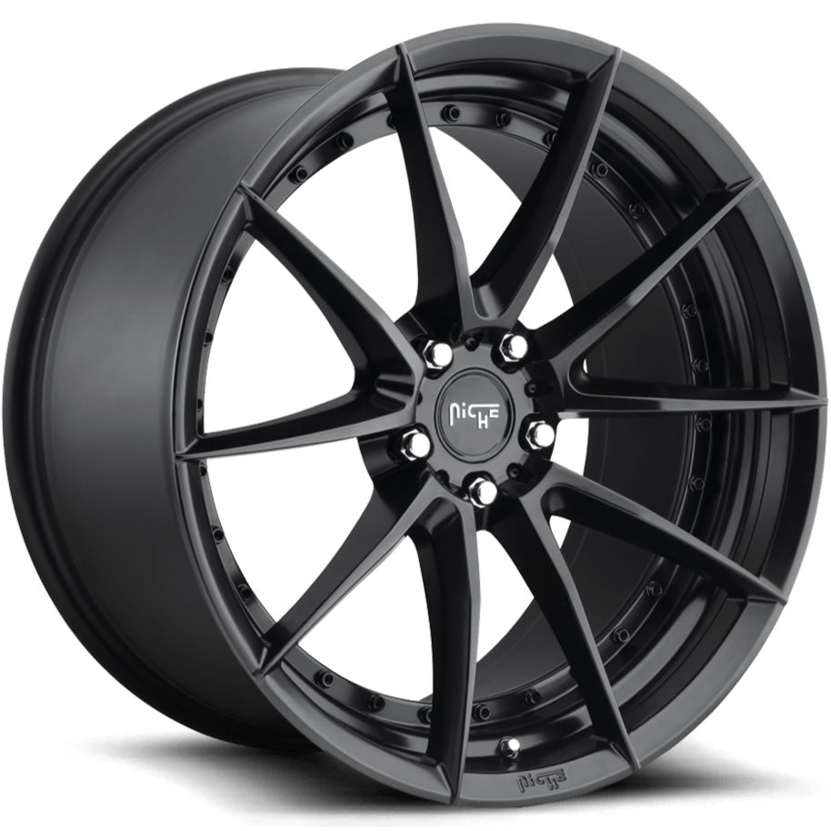 Niche M196 SECTOR 19 x 8.5 | 5x108 | +40 | 72.6mm - Matte Black - Wheel Haven