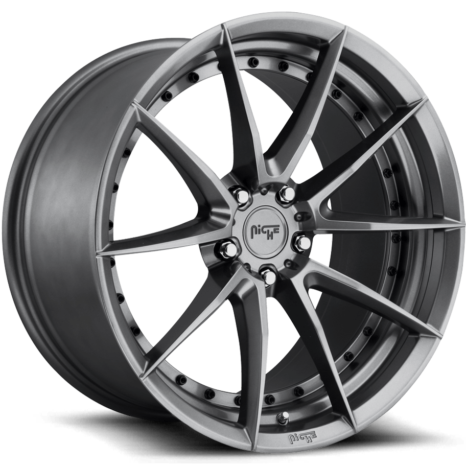 Niche M197 SECTOR 19 x 8.5 | 5x108 | +40 | 72.6mm - Gloss Anthracite - Wheel Haven