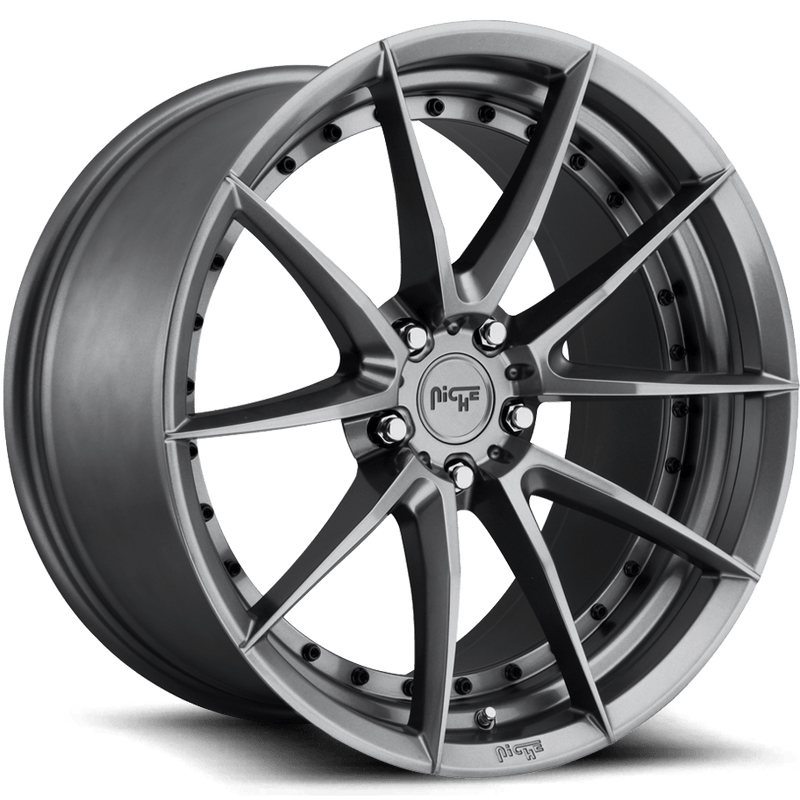 Niche M197 SECTOR 20 x 9 | 5x120 | +35 | 72.6mm - Gloss Anthracite - Wheel Haven