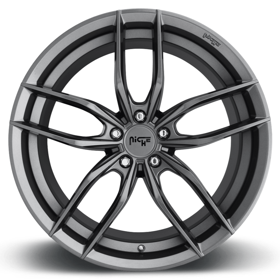 Niche M204 VOSSO 17 x 8 | 5x108 | +40 | 72.6mm - Matte Anthracite - Wheel Haven