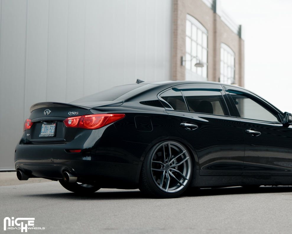 Niche M204 VOSSO 20 x 10.5 | 5x108 | +40 | 72.6mm - Matte Anthracite - Wheel Haven