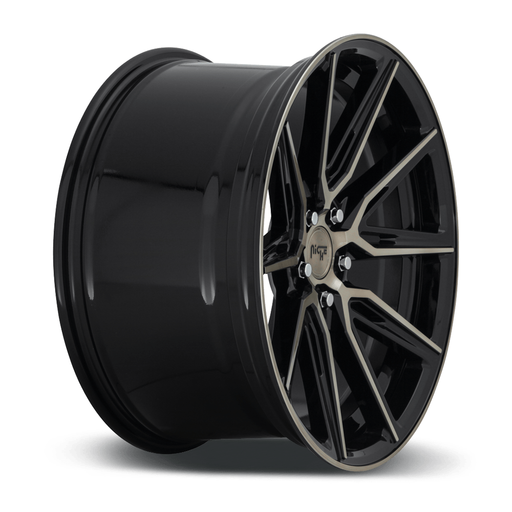 Niche M219 GEMELLO 20 x 10.5 | 5x120 | +40 | 72.6mm - Gloss Black & Machined DDT - Wheel Haven