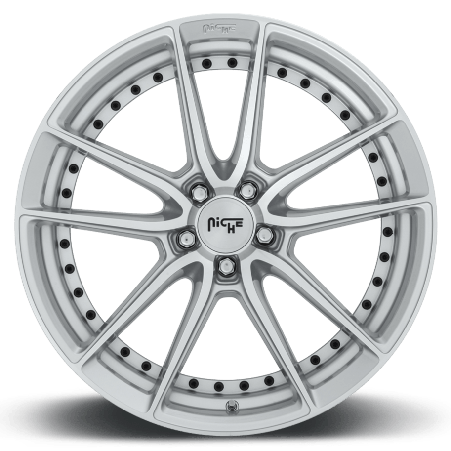 Niche M221 DFS 19 x 8.5 | 5x120 | +35 | 72.6mm - Silver & Machined - Wheel Haven