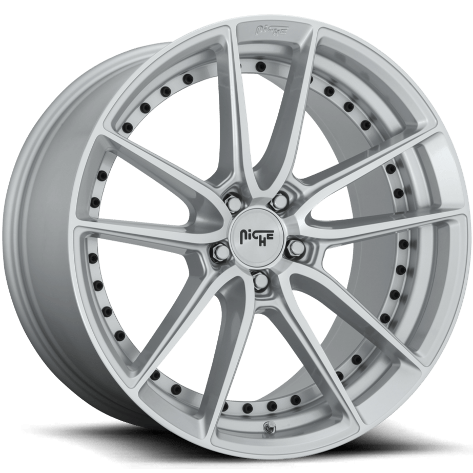 Niche M221 DFS 20 x 10.5 | 5x112 | +40 | 66.6mm - Silver & Machined - Wheel Haven