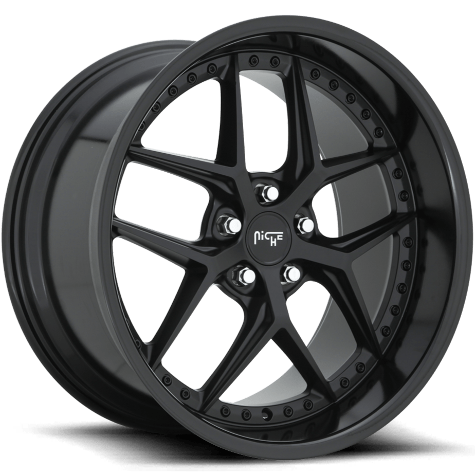 Niche M226 VICE 19 x 8.5 | 5x120 | +35 | 72.6mm - Satin Black/Gloss Black - Wheel Haven