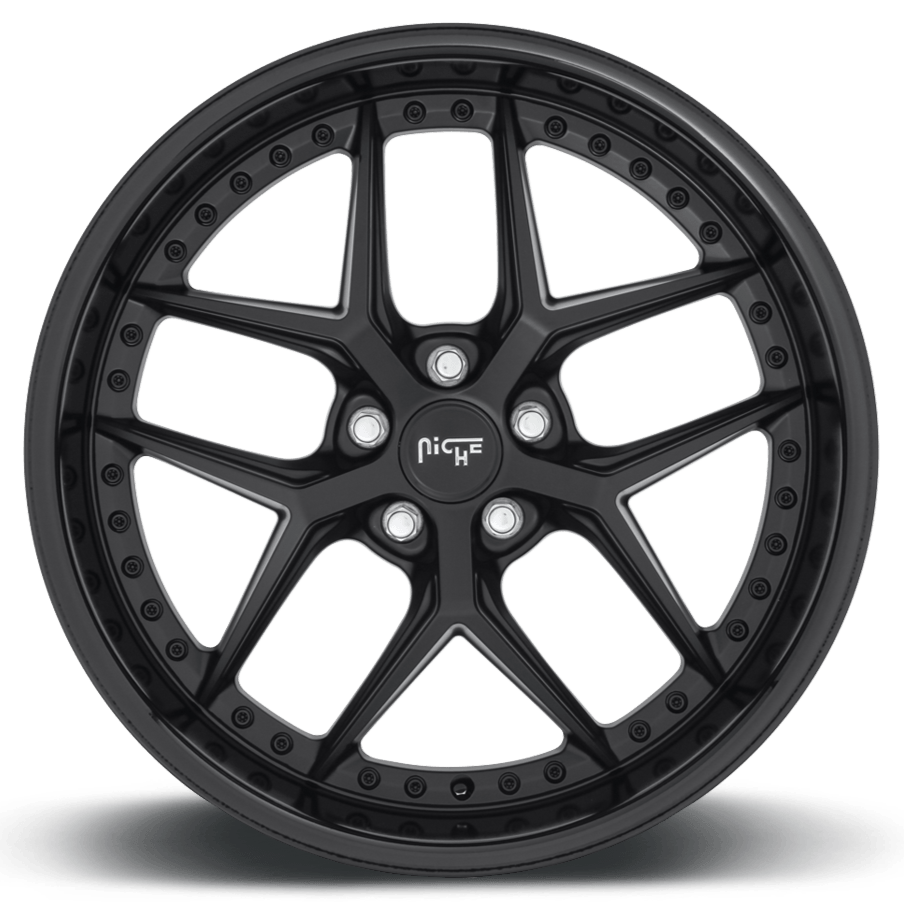 Niche M226 VICE 19 x 8.5 | 5x120 | +35 | 72.6mm - Satin Black/Gloss Black - Wheel Haven