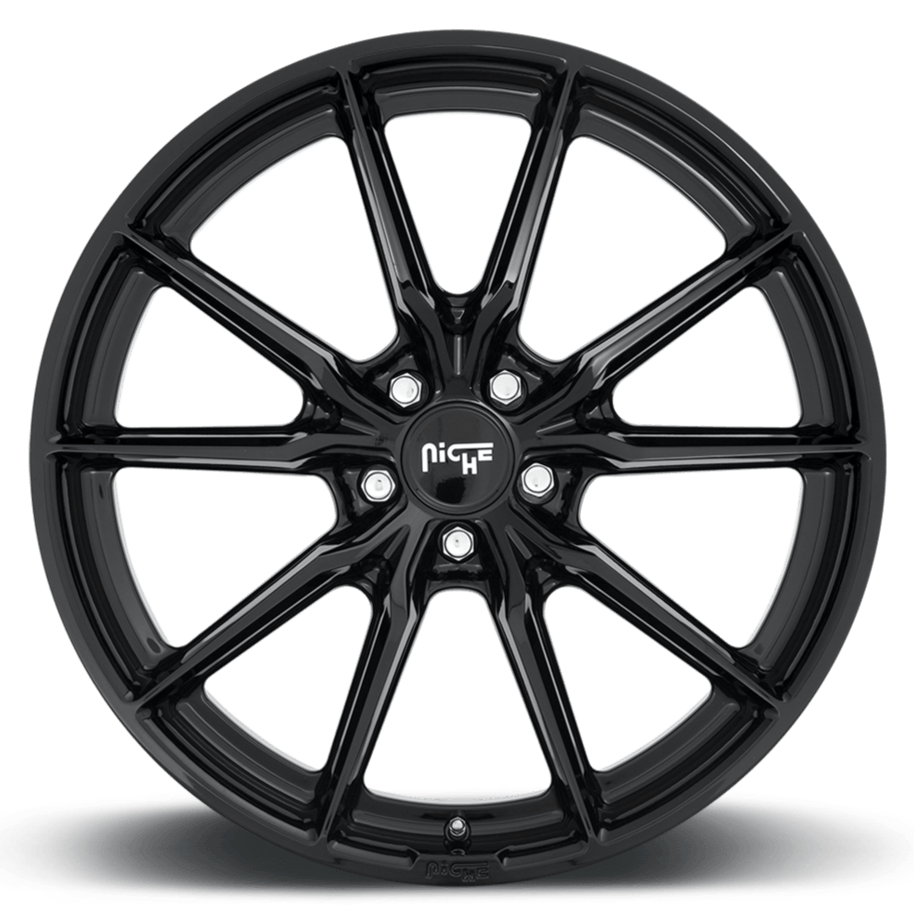 Niche M240 RAINIER 18 x 8 | 5x120 | +40 | 72.6mm - Gloss Black - Wheel Haven