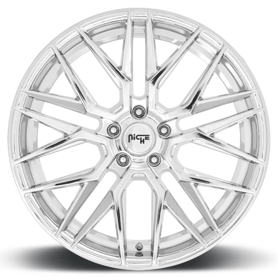 Niche M249 GAMMA 22 x 9 | 5x115 | +15 | 71.6mm - Chrome - Wheel Haven