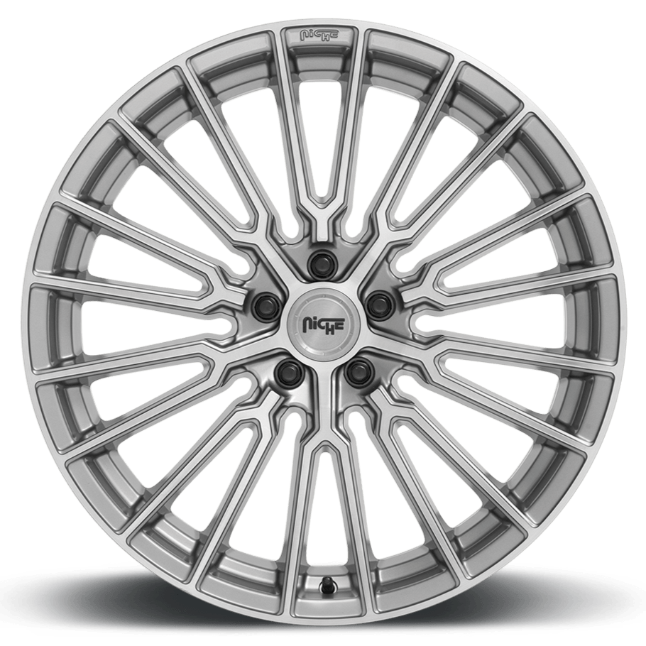 Niche M251 PREMIO 19 x 8.5 | 5x112 | +42 | 66.6mm - Anthracite w/ Brushed Tint Clear - Wheel Haven