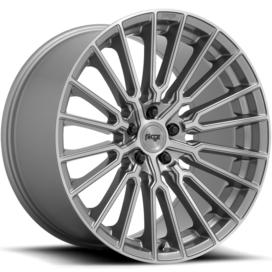 Niche M251 PREMIO 22 x 10 | 5x120 | +30 | 74.1mm - Anthracite w/ Brushed Tint Clear - Wheel Haven