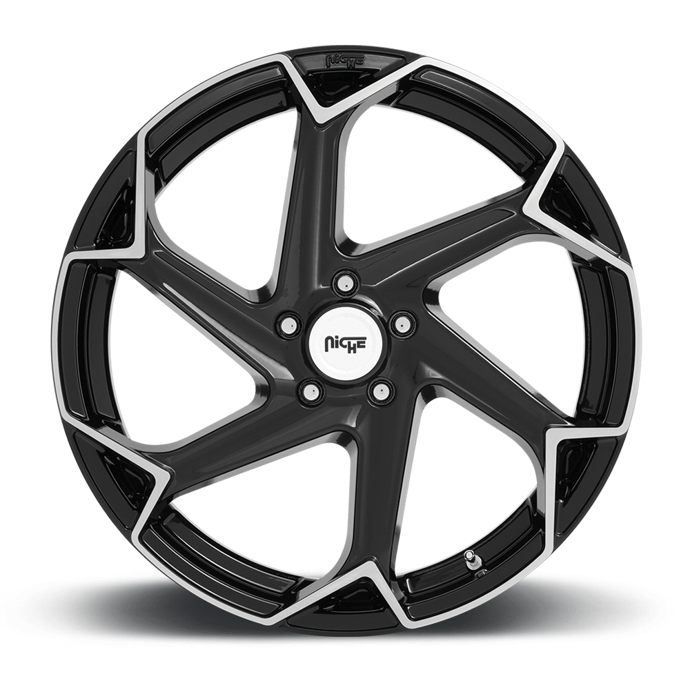 Niche M255 FLASH 20 x 9 | 5x114.3 | +35 | 72.6mm - Gloss Black w/ Brushed Face - Wheel Haven