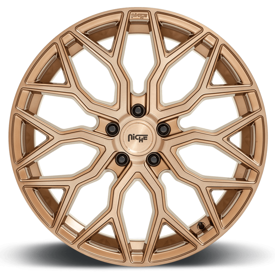 Niche M263 MAZZANTI 19 x 8.5 | 5x112 | +25 | 66.6mm - Platinum Bronze w/ Brushed Bronze Tint - Wheel Haven