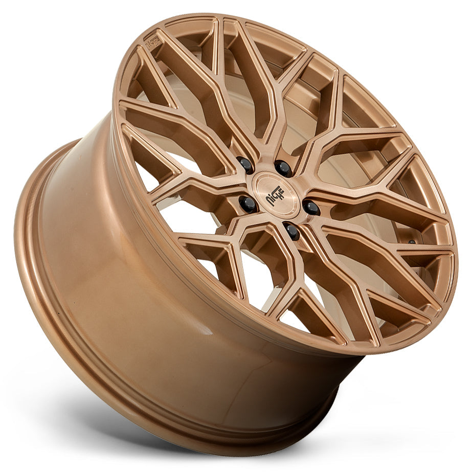 Niche M263 MAZZANTI 19 x 8.5 | 5x112 | +25 | 66.6mm - Platinum Bronze w/ Brushed Bronze Tint