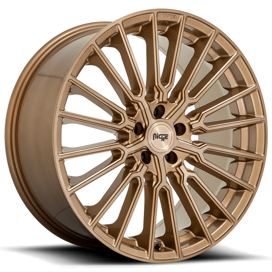 Niche M264 PREMIO 22 x 10 | 5x120 | +30 | 74.1mm - Platinum Bronze w/ Brushed Bronze Tint - Wheel Haven