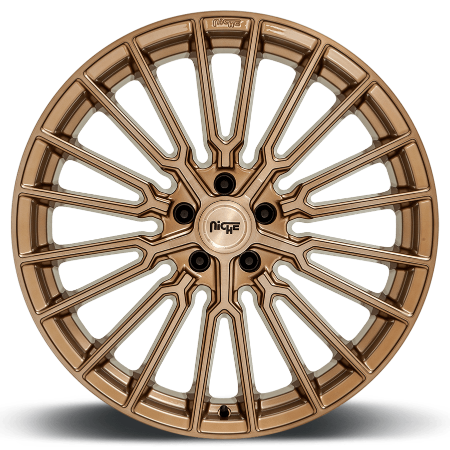 Niche M264 PREMIO 22 x 10 | 5x120 | +30 | 74.1mm - Platinum Bronze w/ Brushed Bronze Tint - Wheel Haven