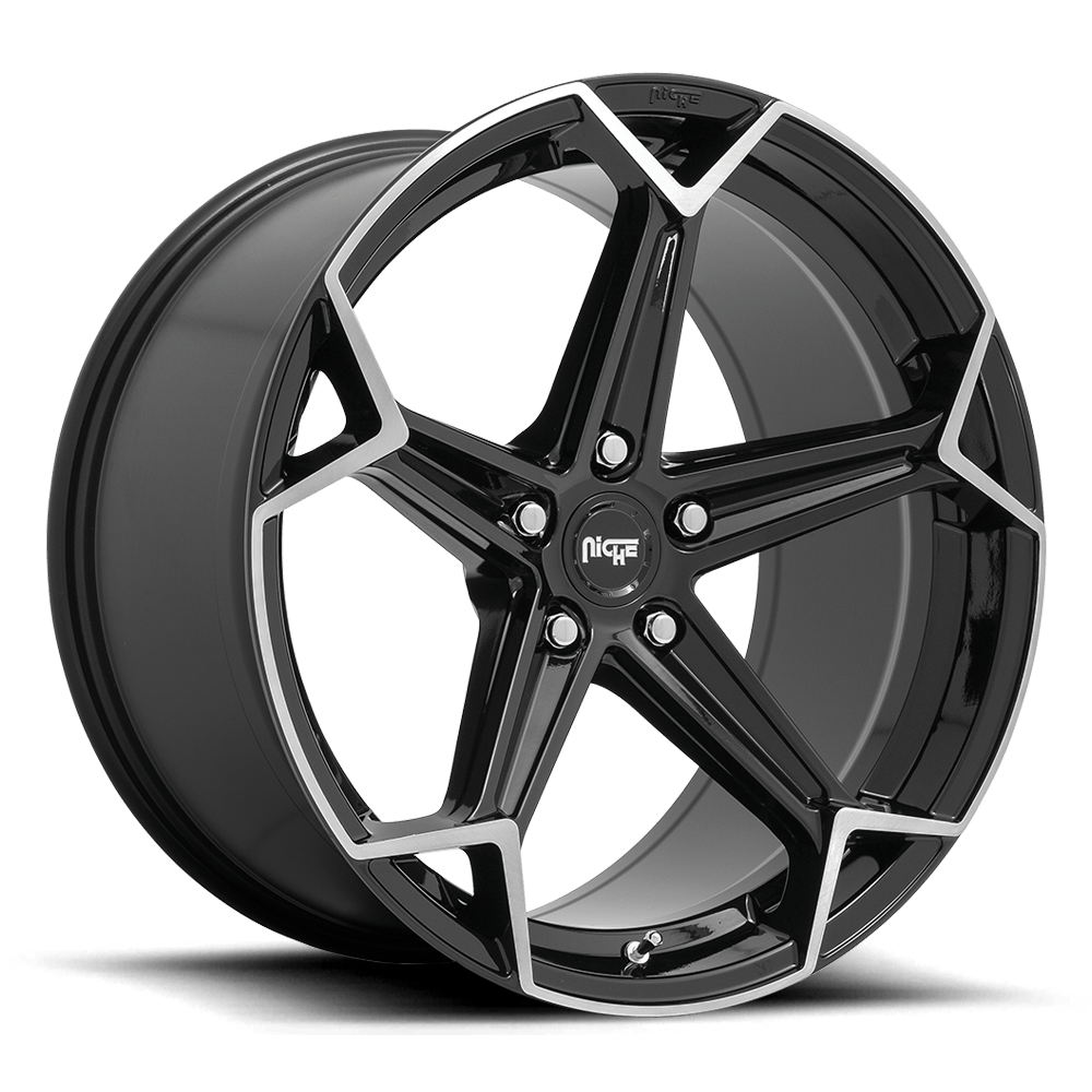 Niche N259 ARROW 20 x 9 | 5x112 | +27 | 66.6mm - Gloss Black & Brushed - Wheel Haven