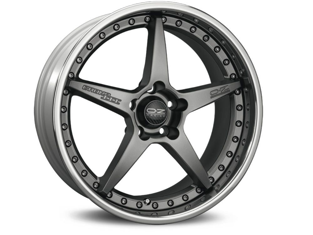 OZ Racing CRONO III Matte Graphite Silver 20x8.5 +49 5x130mm 71.6mm - Wheel Haven