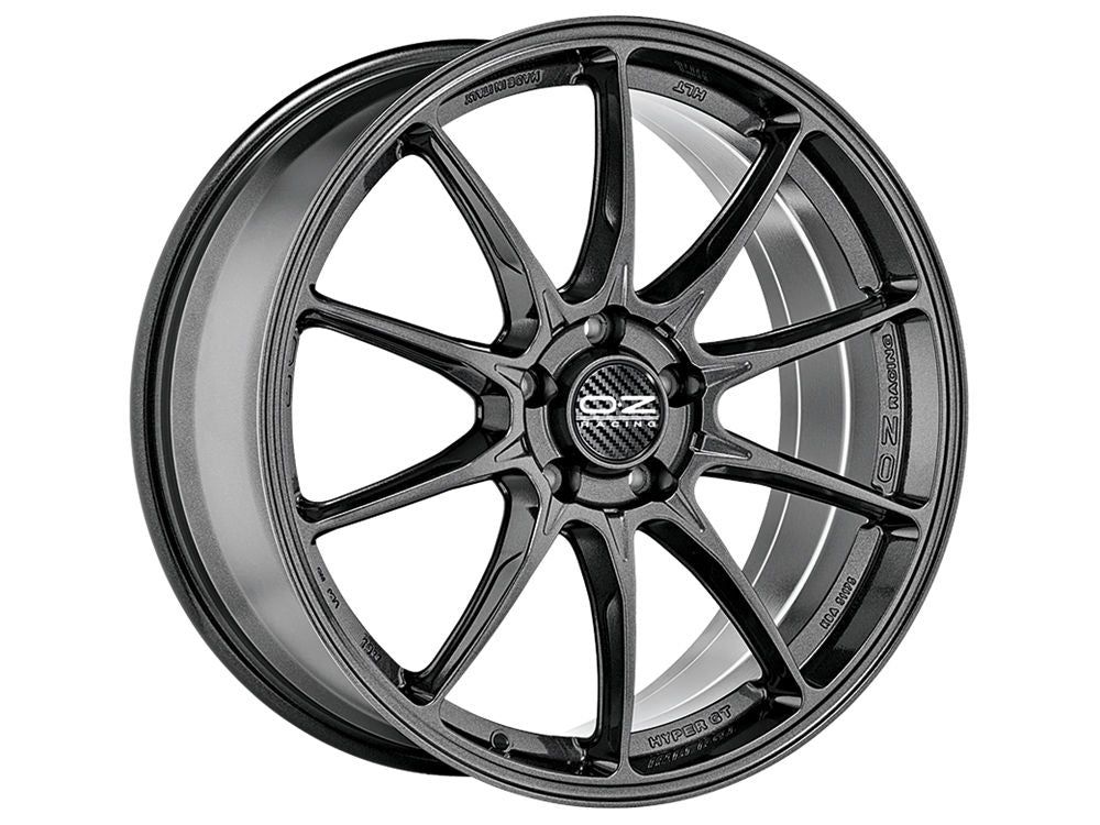 OZ Racing HYPER GT HLT Star Graphite 19x8.5 +44 5x112mm Custom - Wheel Haven