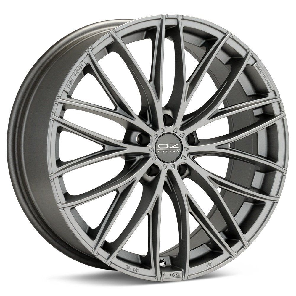 OZ Racing ITALIA 150 Matte Grey 17x8 +48 5x112mm Custom - Wheel Haven