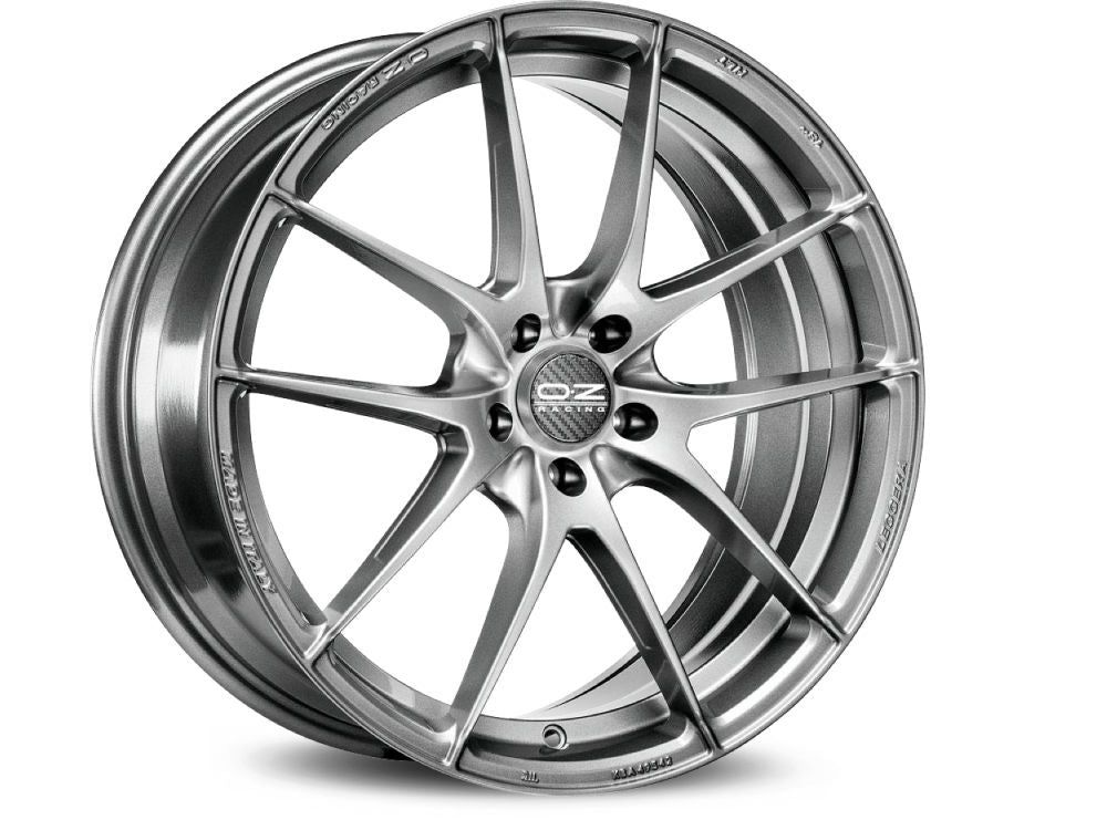 OZ Racing LEGGERA HLT Matte Light Grey 19x8.5 +35 5x120mm Custom - Wheel Haven