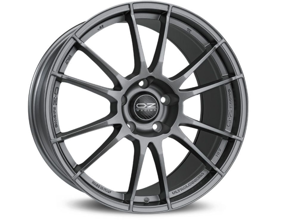 OZ Racing ULTRALEGGERA HLT Matte Graphite Silver 19x9.5 +40 5x114.3mm Custom - Wheel Haven
