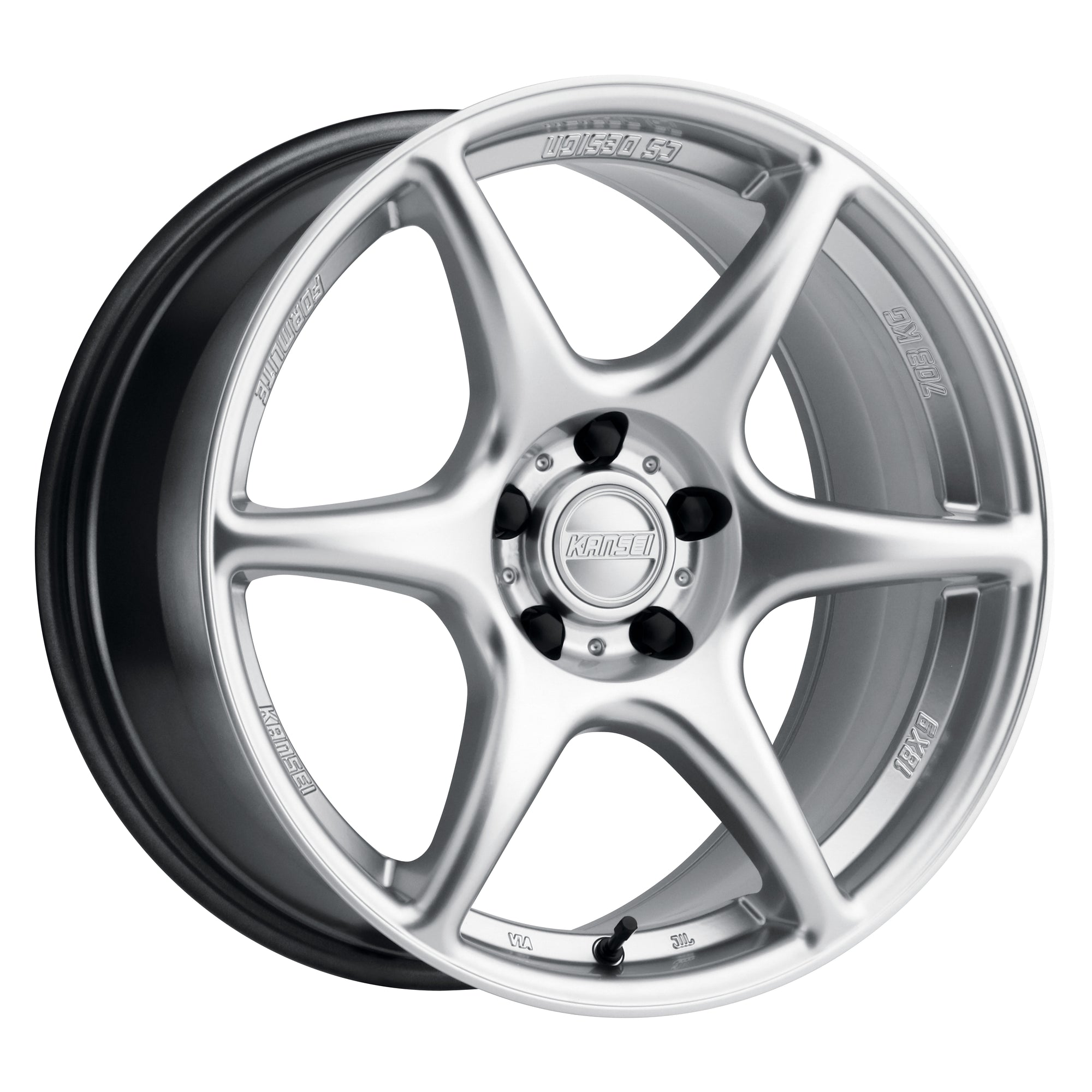 Kansei Tandem Gloss Hyper Silver - 19x10.5 | +22 | 5x112 | 66.56mm