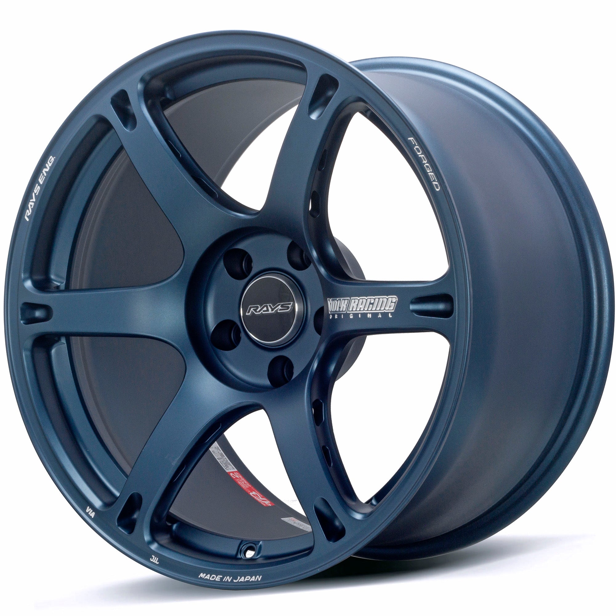 RAYS Volk Racing TE037 6061 Matte Blue Gunmetal - 18x10.5 | +15 | 5x114.3 |  0mm