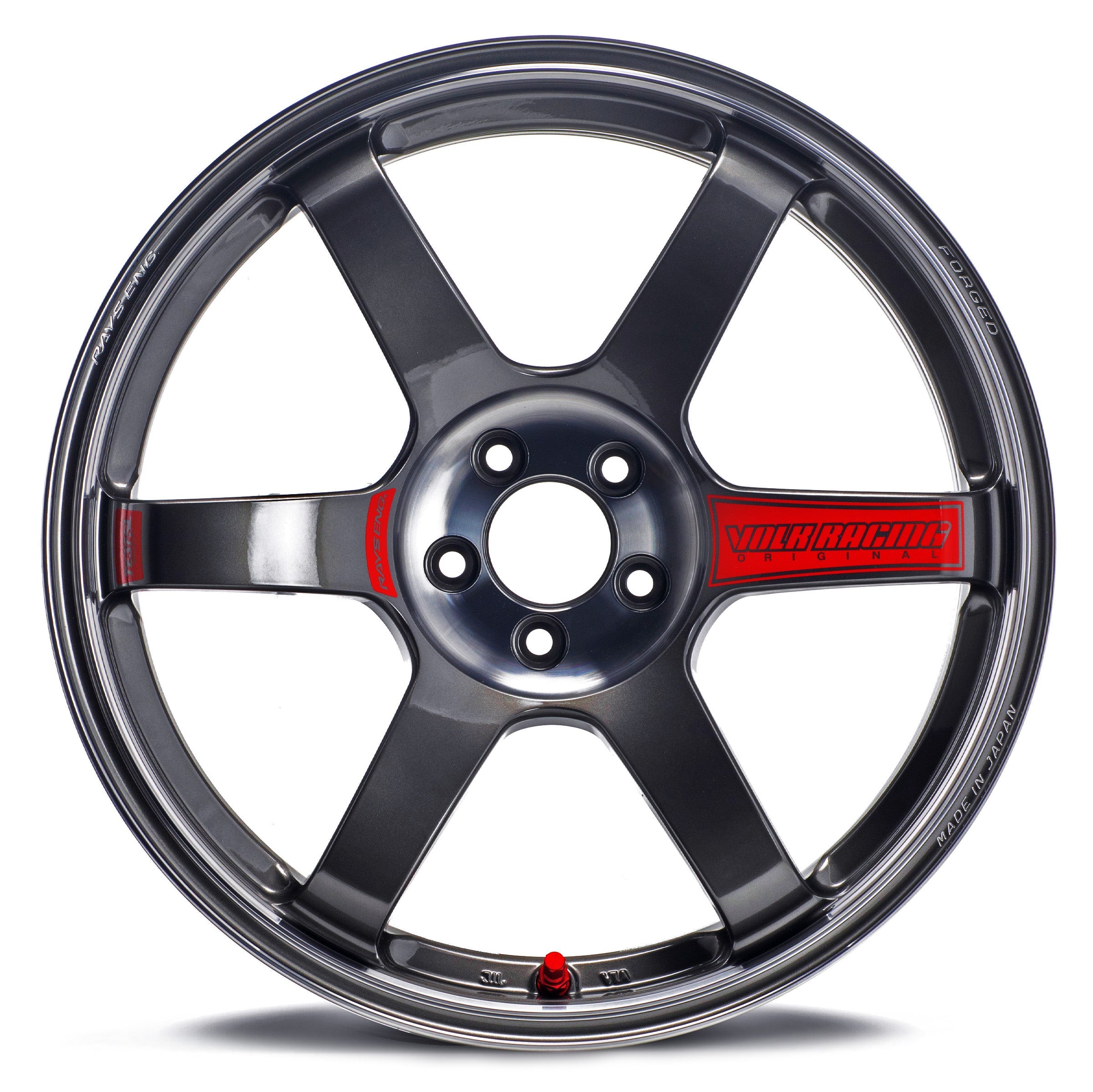 RAYS Volk Racing TE37 Saga SL Pressed Graphite (PG) - 18x10.5 | +30 | 5x112  | 66.6mm | Face-5