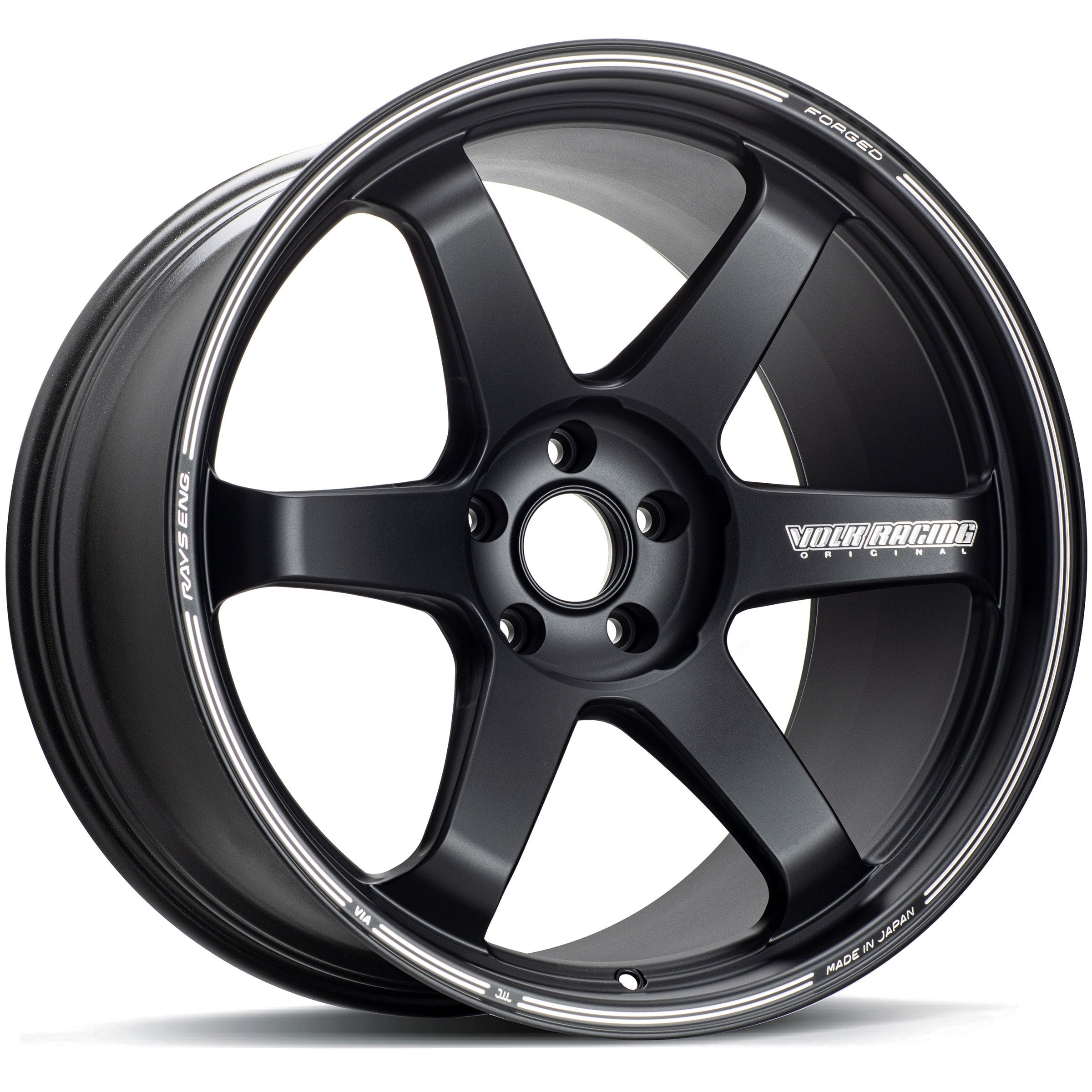 RAYS Volk Racing TE37 Ultra Track Edition II Blast Black (BC) - 20x9.5 | +45 | 5x114.3 | 73.1mm | Face-1