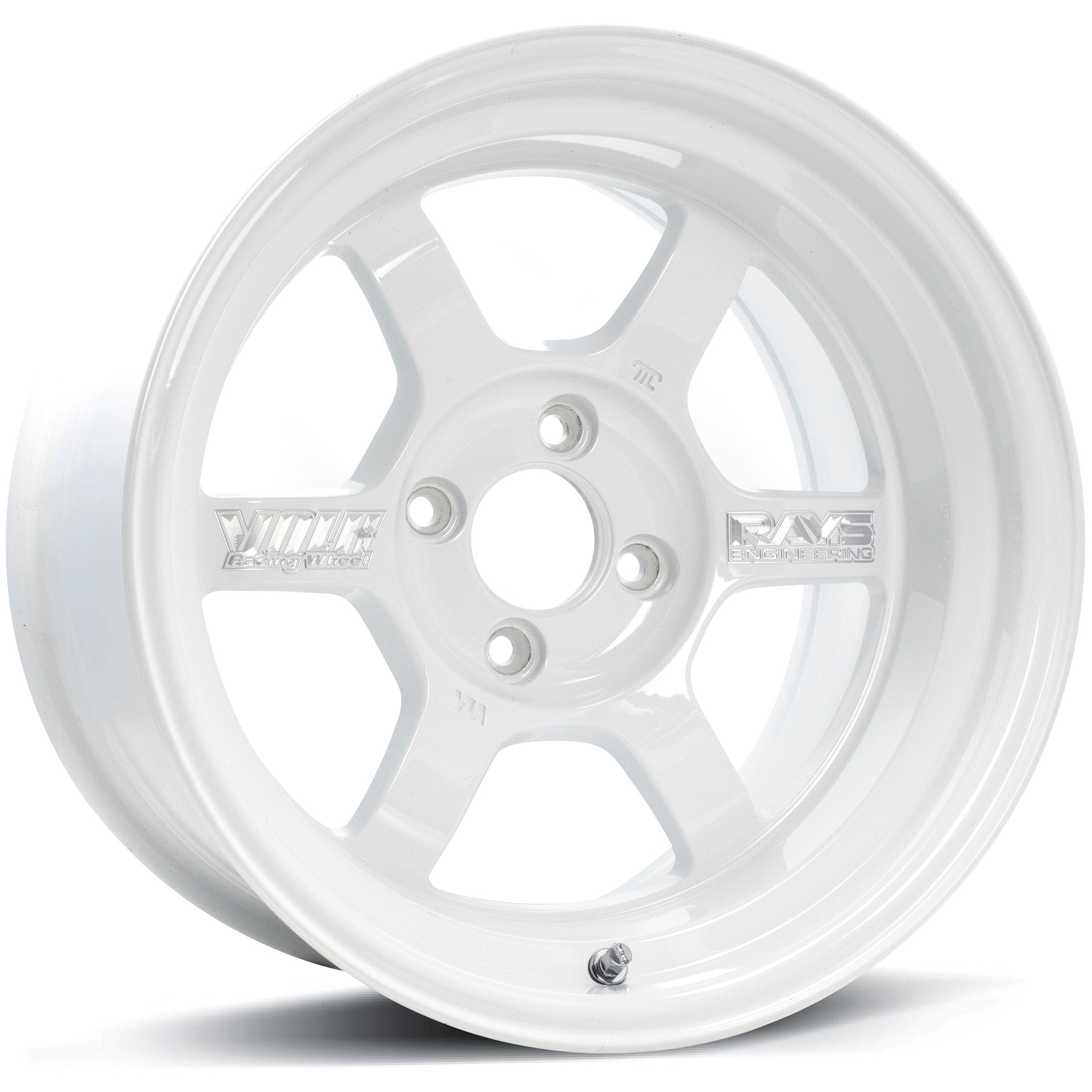 RAYS Volk Racing TE37V 10th Anniversary Edition Dash White (DW) - 17x7.5 | +30 | 5x114.3 | 73.1mm