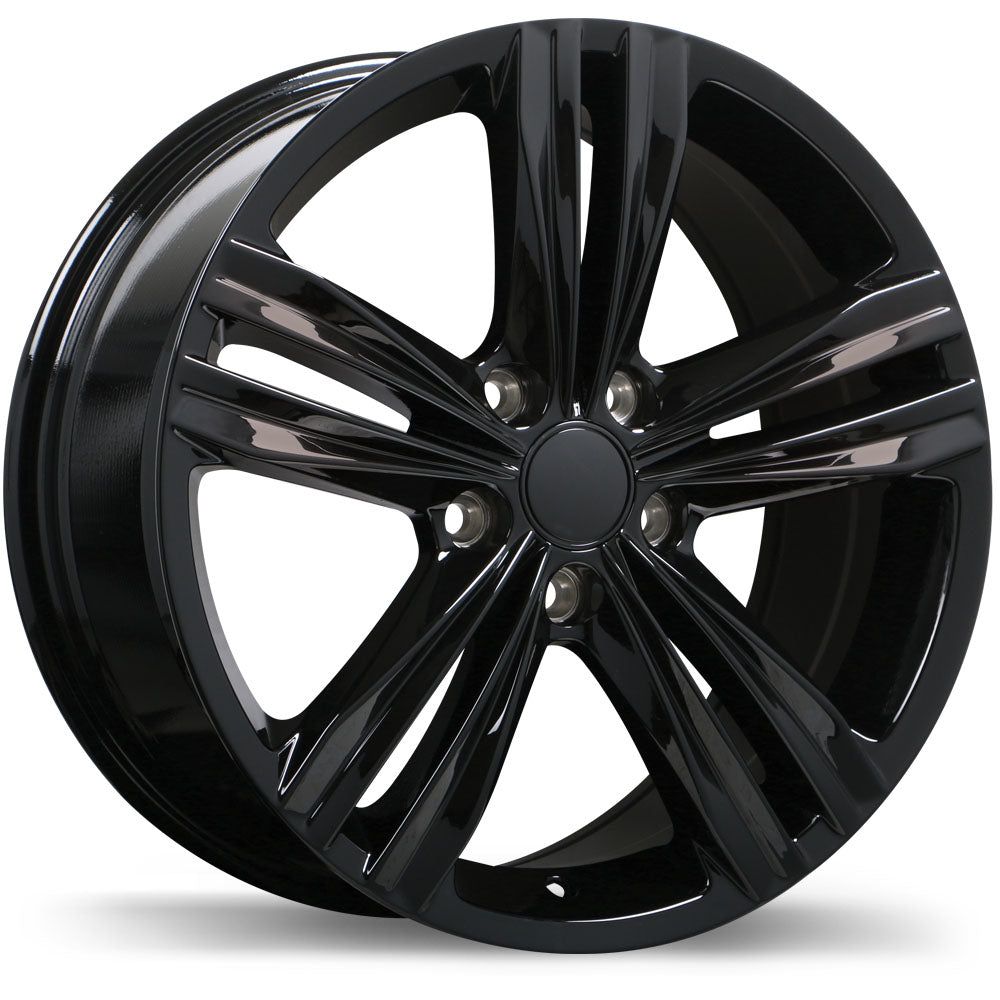 Replika R205 - 16x7 | 5x112 | +45 | 57.1mm | Gloss Black - Wheel Haven