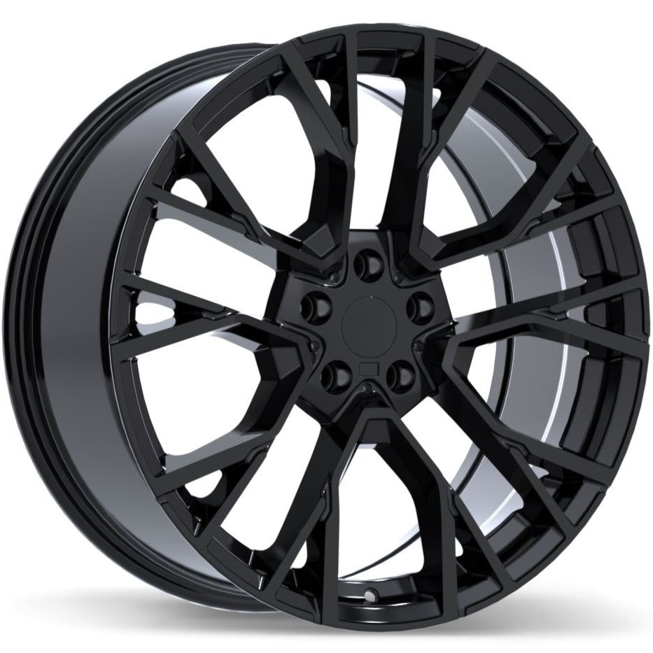 Replika R253 - 20x9 | 5x112 | +30 | 66.6mm | Gloss Black - Wheel Haven