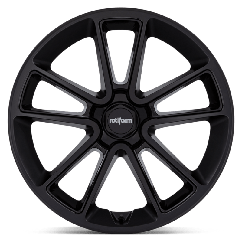 Rotiform R194 BTL Matte Black w/ Black Cap - 22x12 | +15 | 5x120 | 74.1mm - Wheel Haven