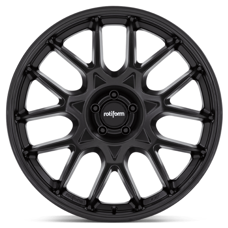 Rotiform R195 ZWS Matte Black - 21x9 | +27 | 5x112 | 66.6mm - Wheel Haven