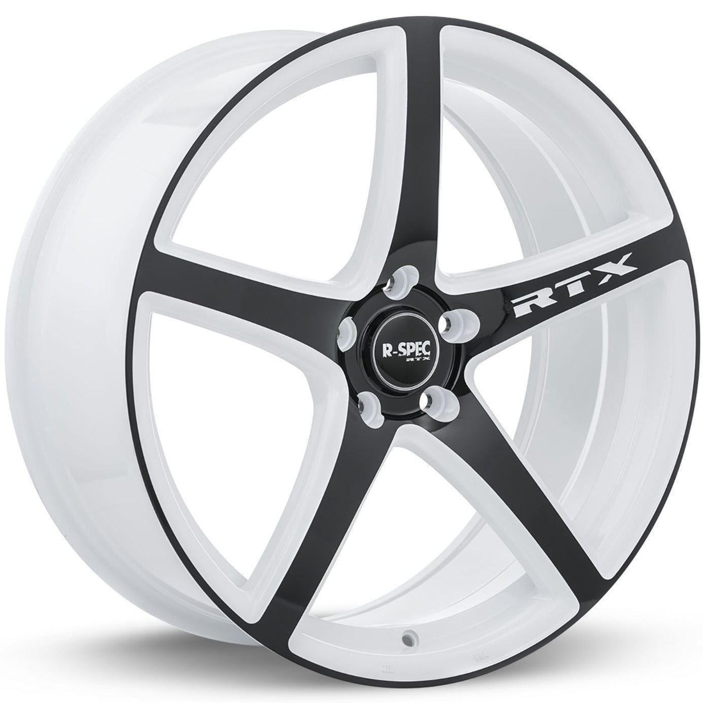 RTX Illusion White And Black - 18x8 | +45 | 5x114.3 | 73.1mm - Wheel Haven